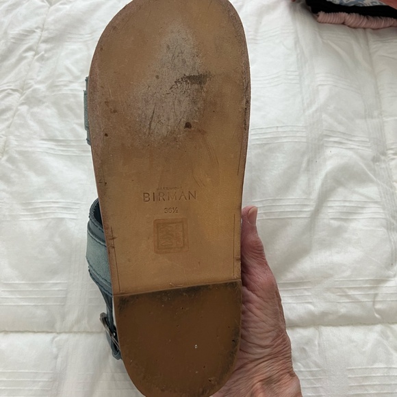 Alexandre Birman Light Blue Suede Sandals - Picture 5 of 5